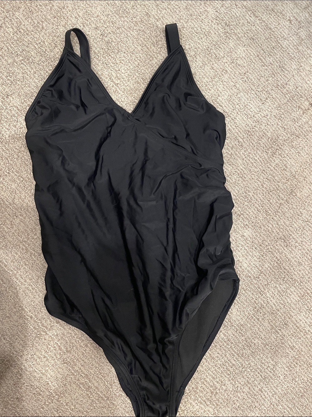 Old Navy Black One-Piece Swimwear